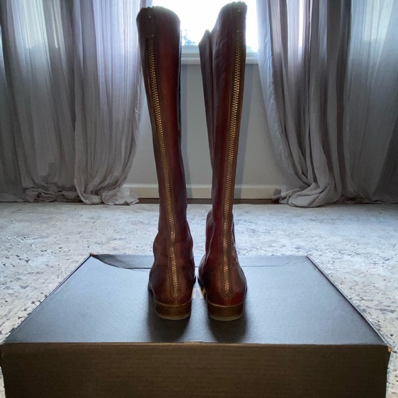 Brown Leather Riding Boots - Picture 3 of 8